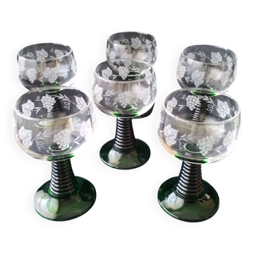 6 Alsace white wine glasses Luminarc