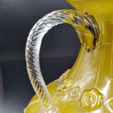 Italian opaline vase with molded pattern