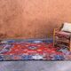 Colorful Moroccan boujad rug - 167 x 322 cm