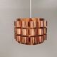 Hanging lamp 1980s Denmark, by Werner Schou for his own company Coronell