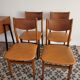 Quatre chaises vintage