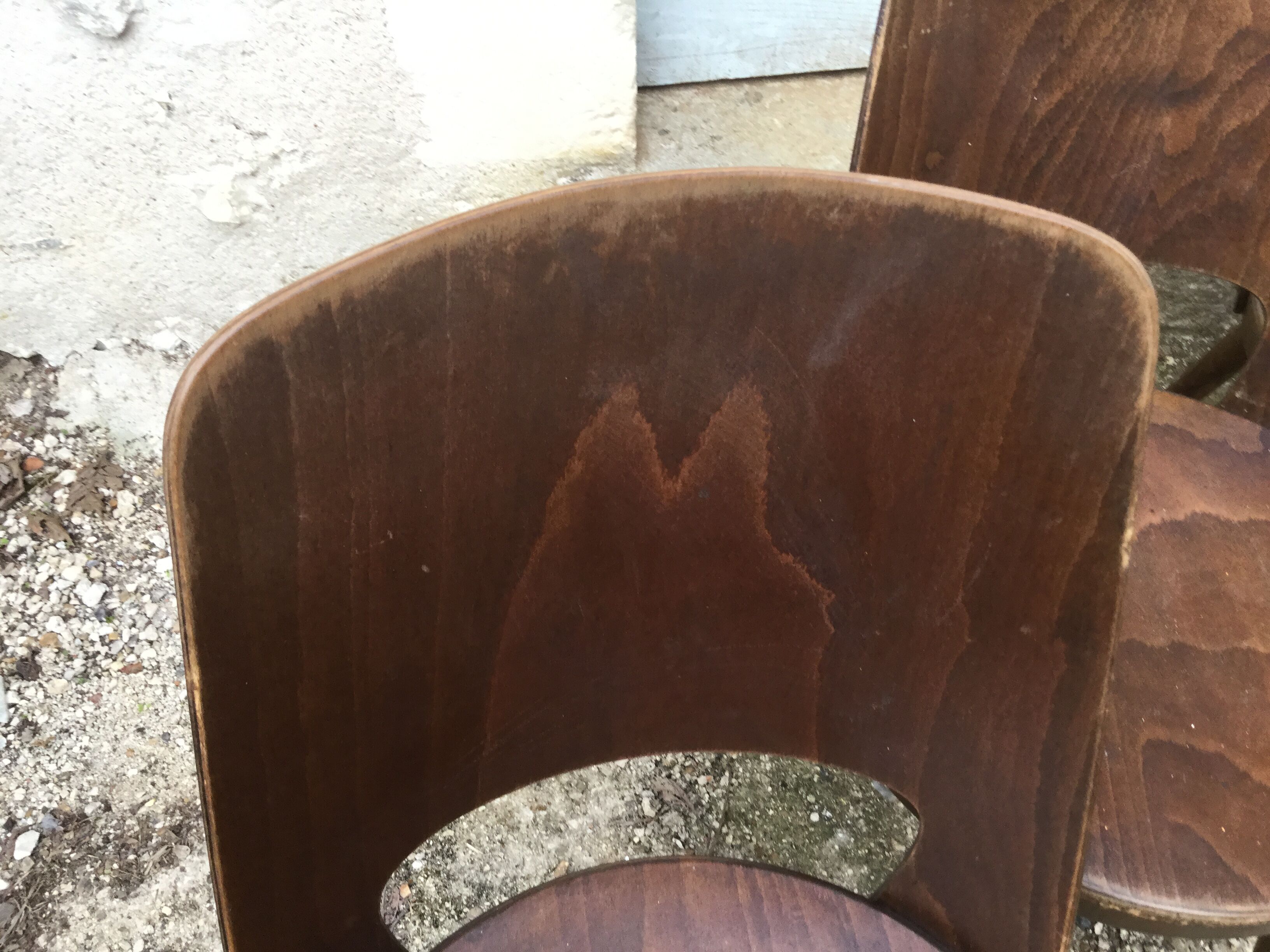 Set of four chairs Baumann Mondor