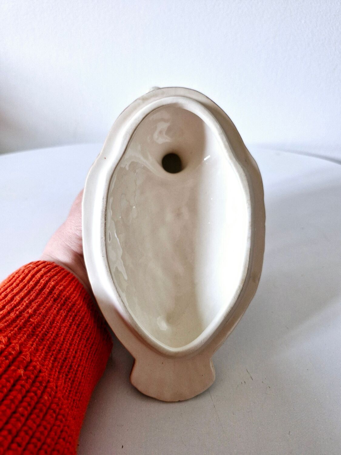 Terrine Vintage Faïence Michel Caugant Mandarin Blond France