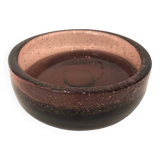 Pink bubble glass empty pocket, 1970