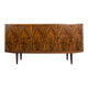 Vintage Walnut Sideboard By Lfm, Poland, 1970s