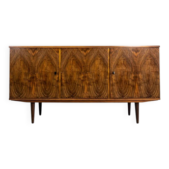 Vintage Walnut Sideboard By Lfm, Poland, 1970s