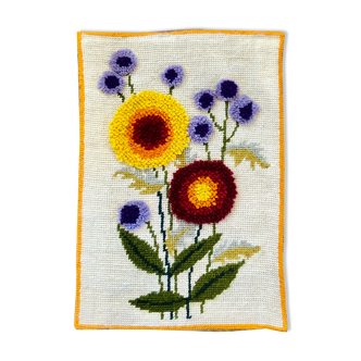 Wall tapestry in wool 70s