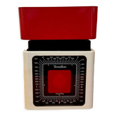 Vintage red terraillon scale