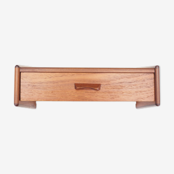 Teak hanging drawer, Danish design, 1970s, production: Denmark