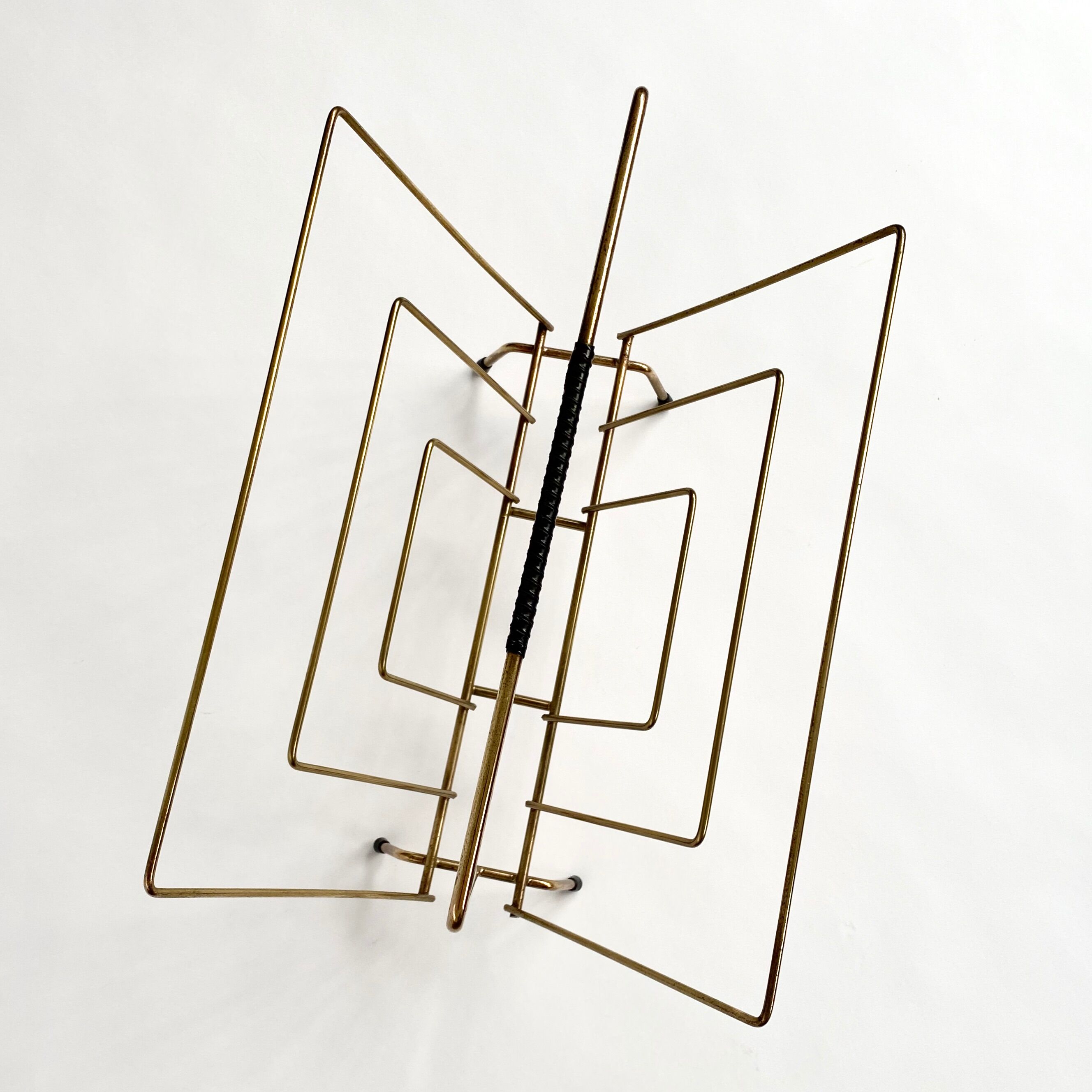 Brass magazine holder 60s.