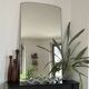 Grand miroir vintage scandinave