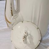 Cafetière et pot a lait en porcelaine de Limoges France, début XXe s