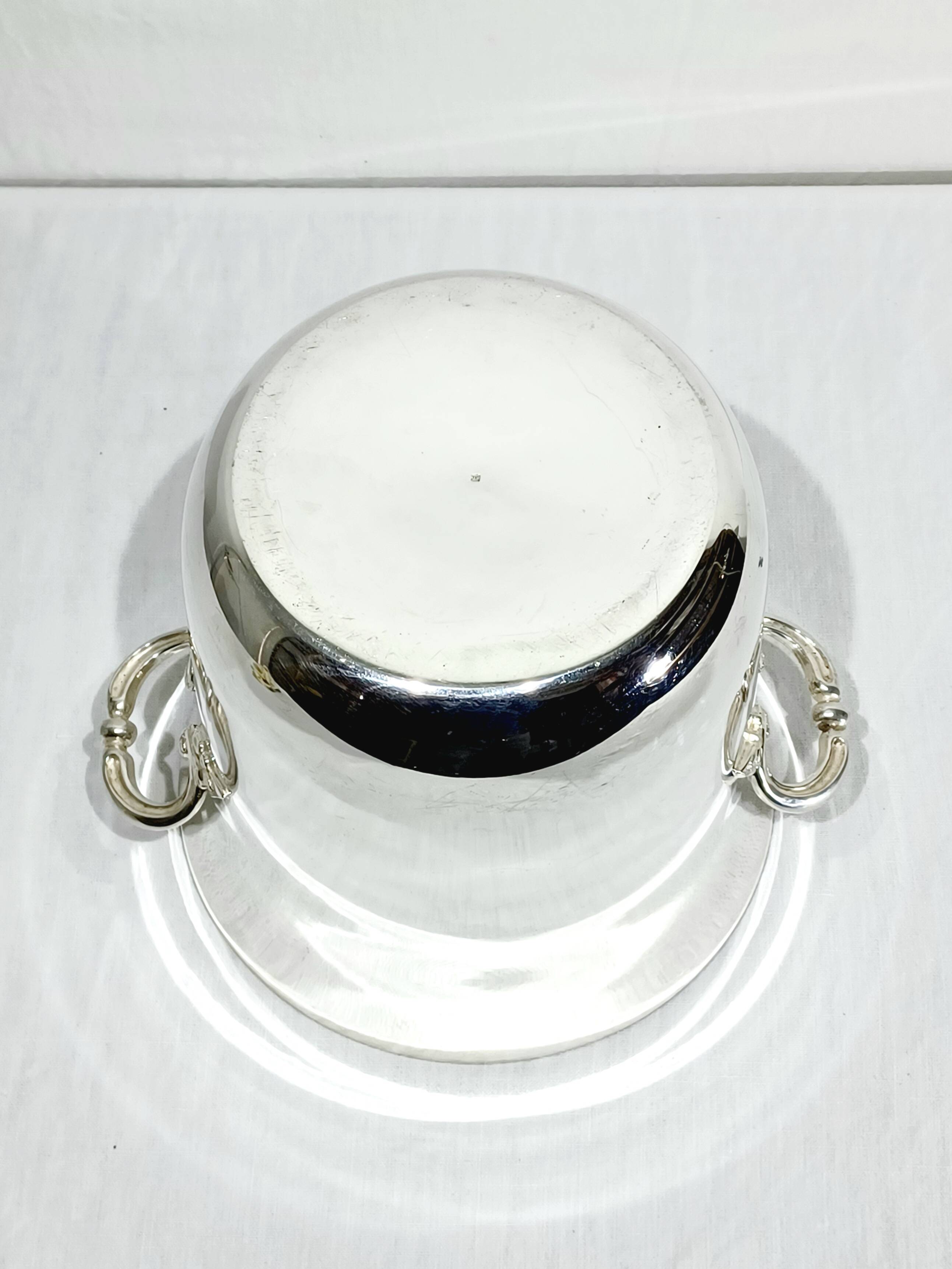 Silver-plated champagne bucket