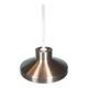 Vintage suspended lamp in aluminium from the 60s/70s, dining table lamp.