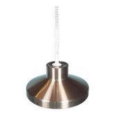 Vintage lampe suspendue en aluminium des années 60/70, lampe de table à manger