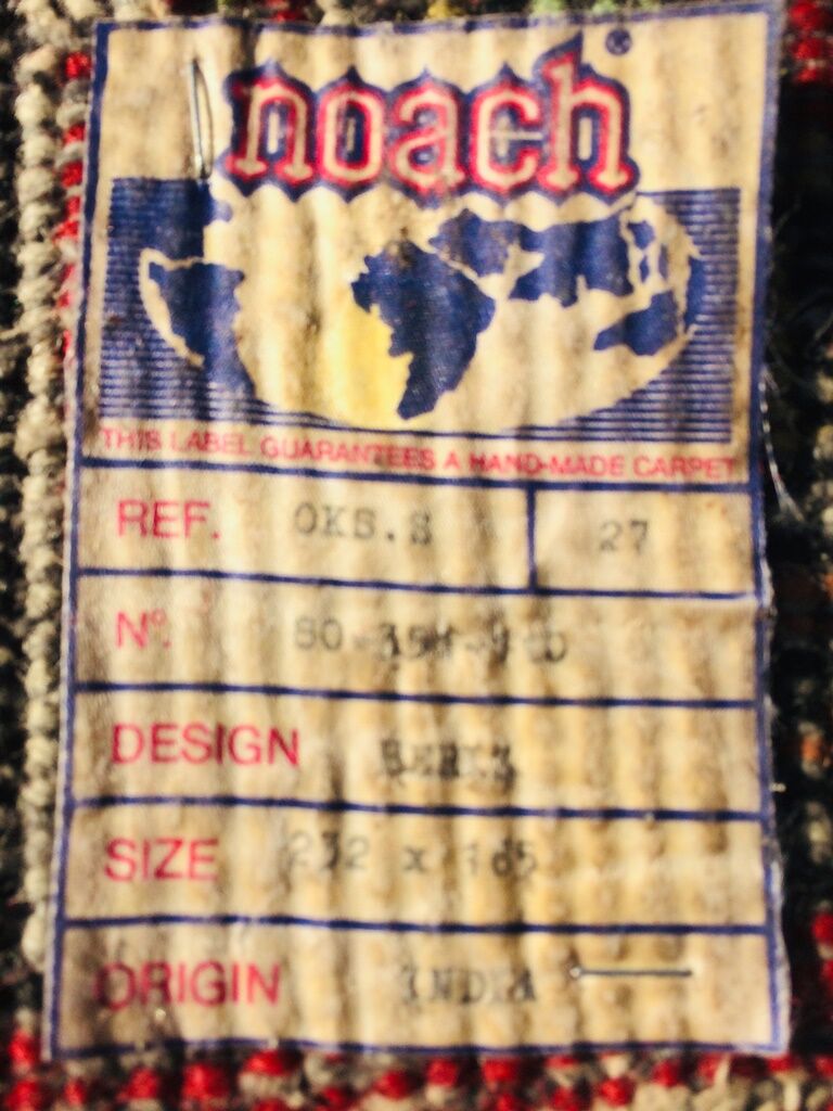 Tapis inde noué main 232 x 165 cm