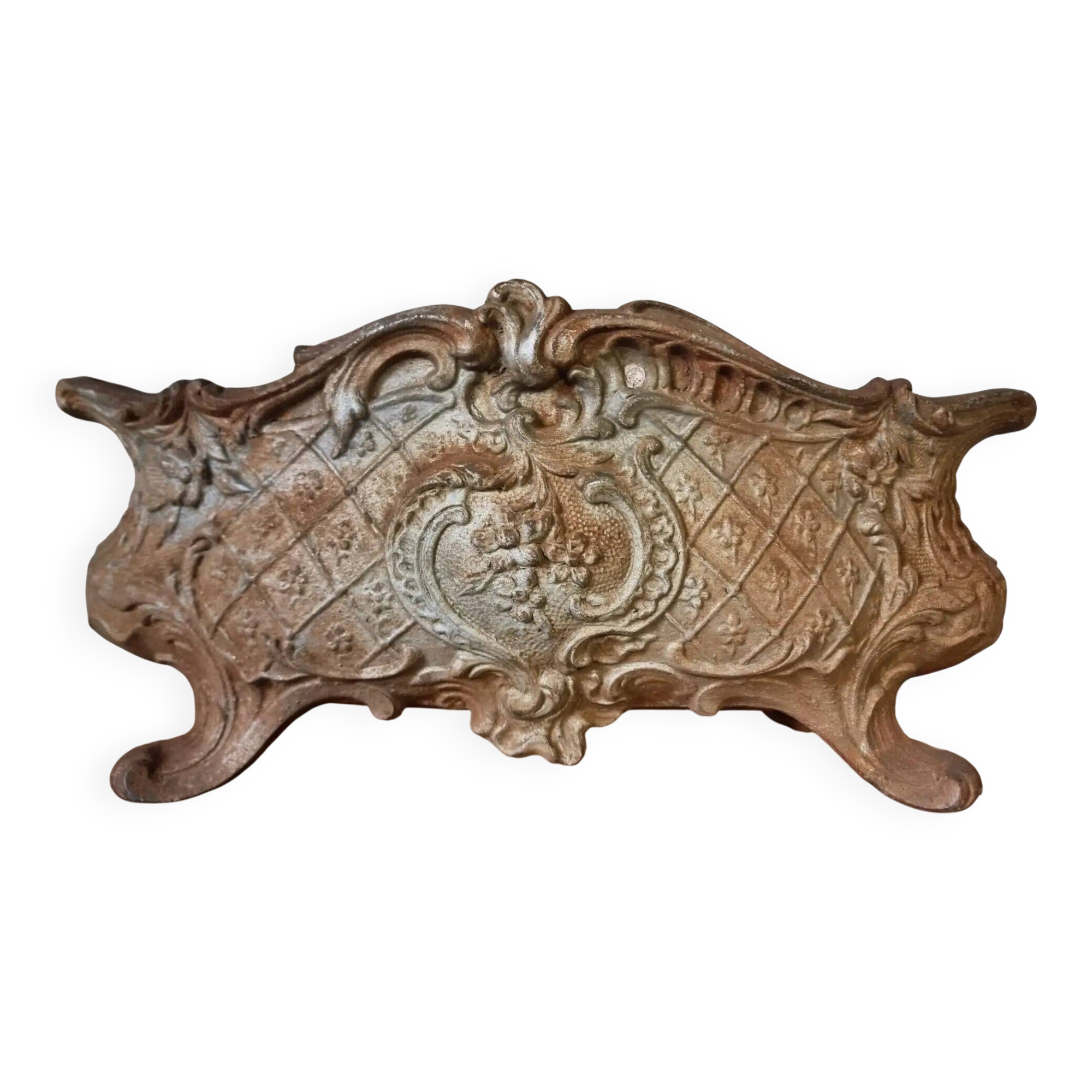 Antique French cast iron planter