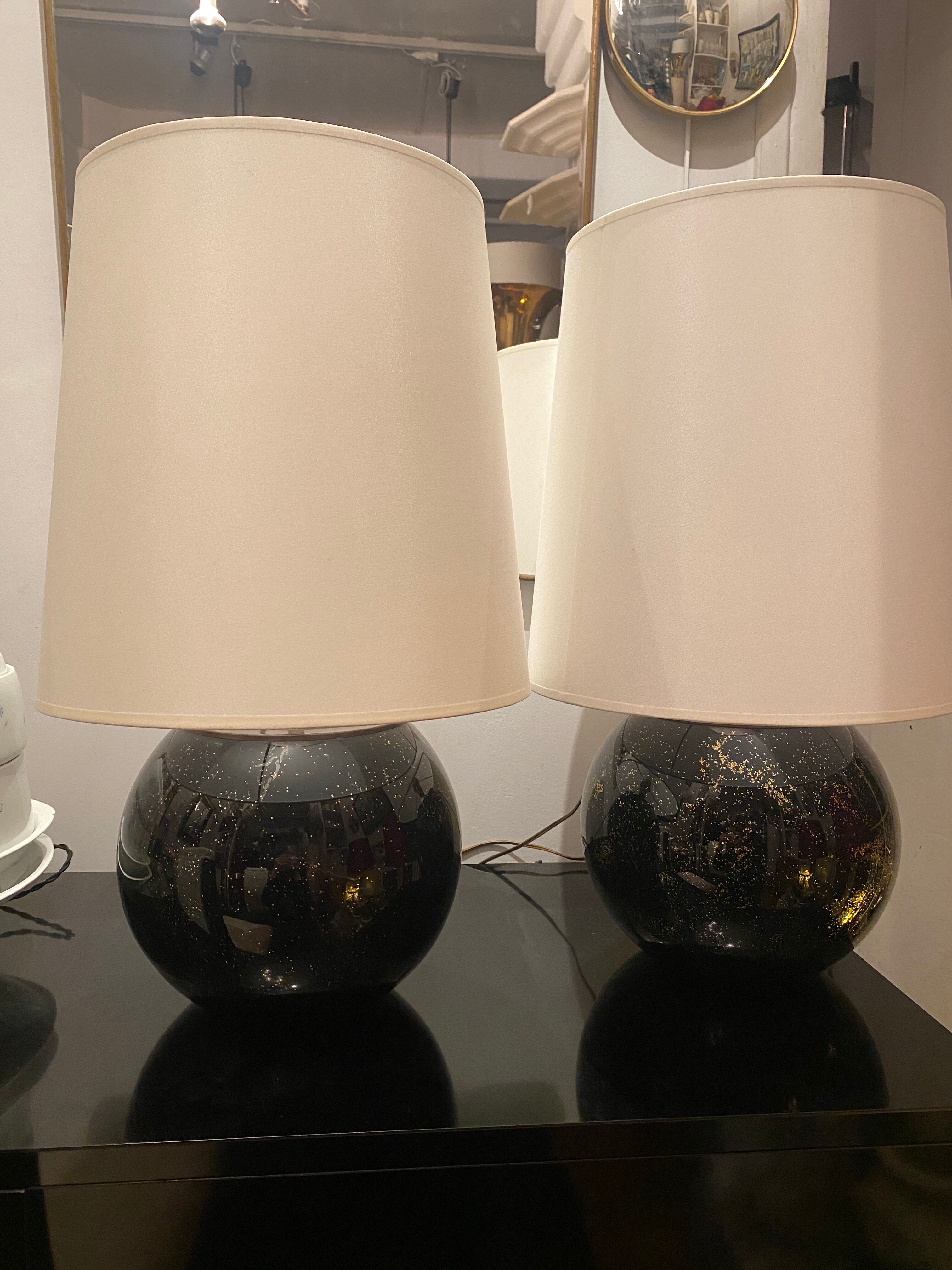 Pair Of Lamps Ball Creations Mathias