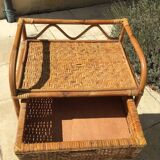 Commode rotin