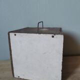 Bird cage, vintage rustic mouse cabinet curiosity