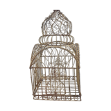Painted old-bird cage in scrap