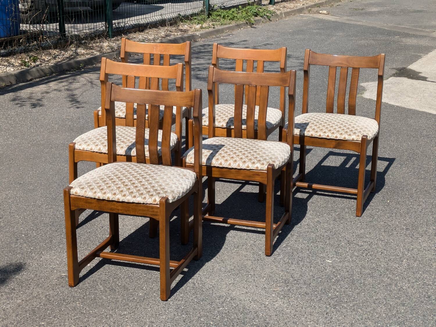 Set of 6 Maison Regain chairs, Roche Bobois, vintage 1960