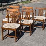 Set of 6 Maison Regain chairs, Roche Bobois, vintage 1960