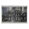 Old school photo 1st b class 1943 bordeaux - paul bert bordeaux school - f.lefebvre