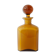 Vintage Mustard Opaline Glass Bottle from Marinha Grande, 1960's