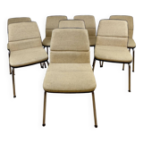8 vintage Sedus armchairs from the 70s and 80s