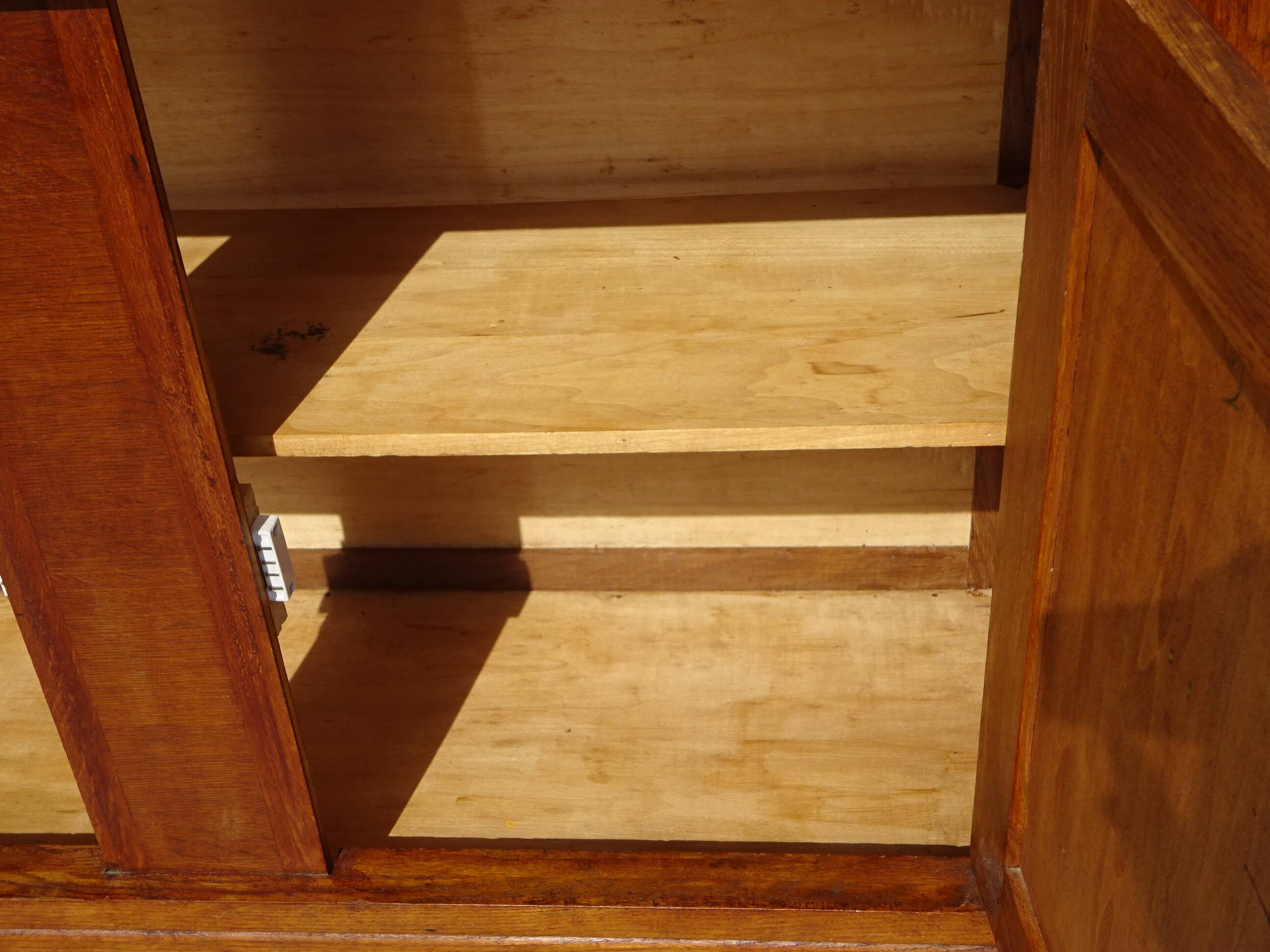 Vintage buffet in light and black oak