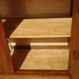 Vintage buffet in light and black oak