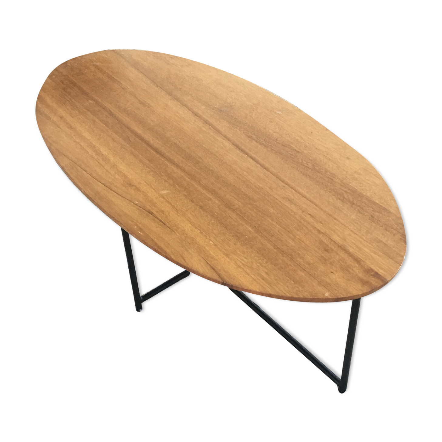 Vintage oval coffee table