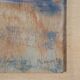 Modern painting signed Renzo Biasion, landscape of Garda, 1953.
