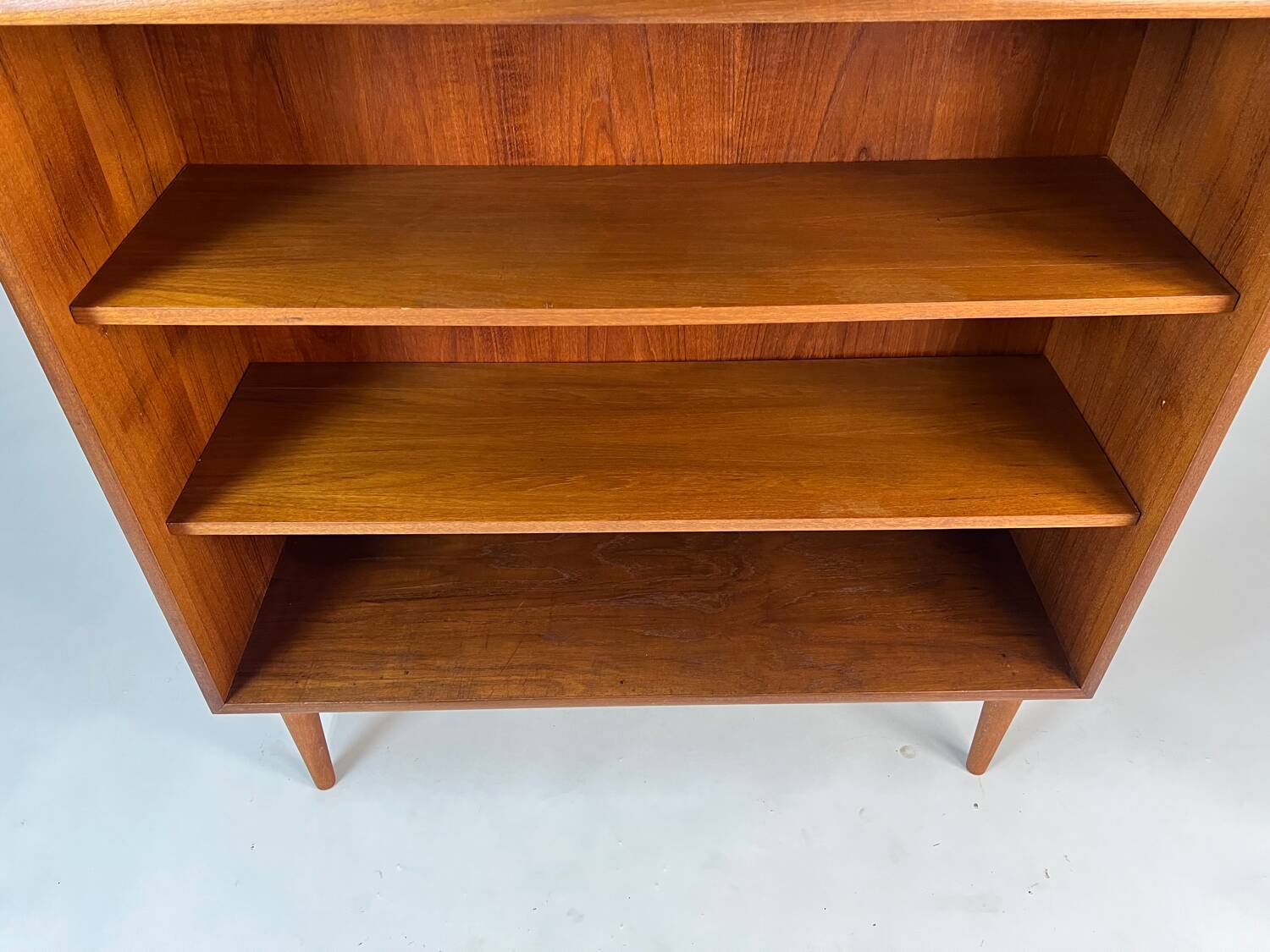 Mid-century teak bookcase shelf highboard 60s WK vintage