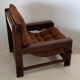 Scandinavian oak armchair, 1960s