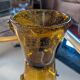 La Rochère – Amber bubble ice bucket from the 1970s