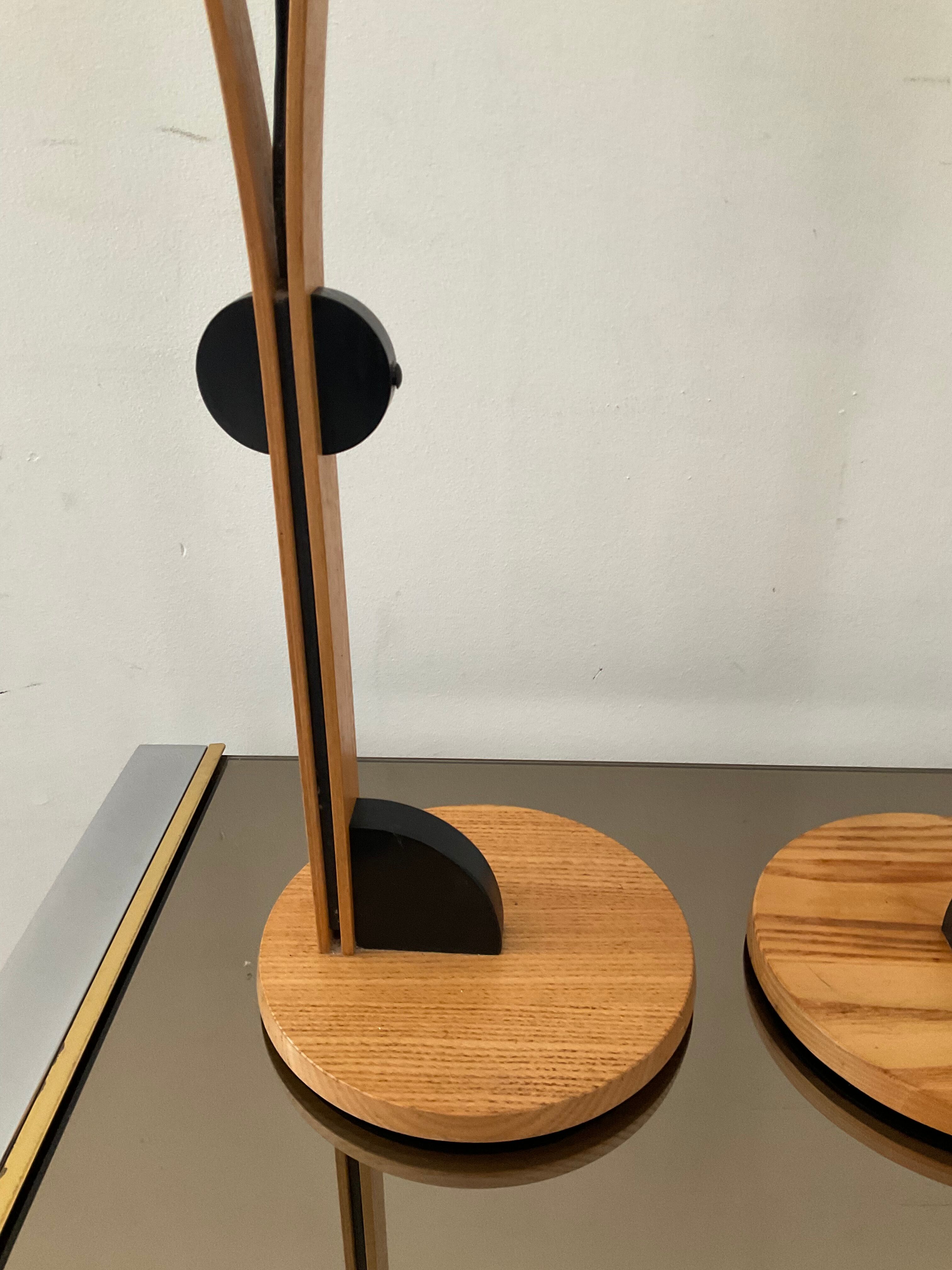 Paire de lampes domus des années 70