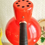 Vintage red orange desk lamp
