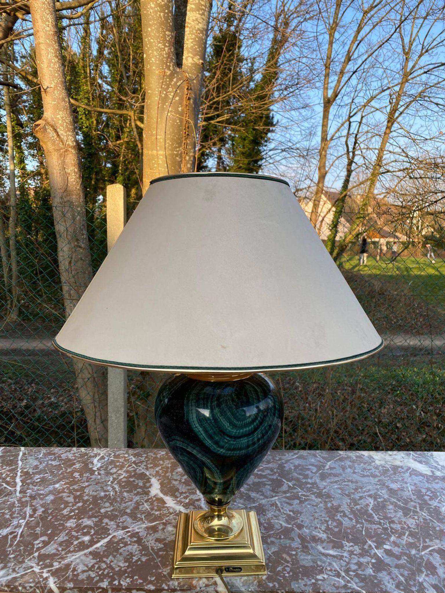 1960s lamp by Maison Le Dauphin of France