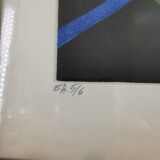 Ancienne Gravure aquatinte 455 signée Bertrand Dorny