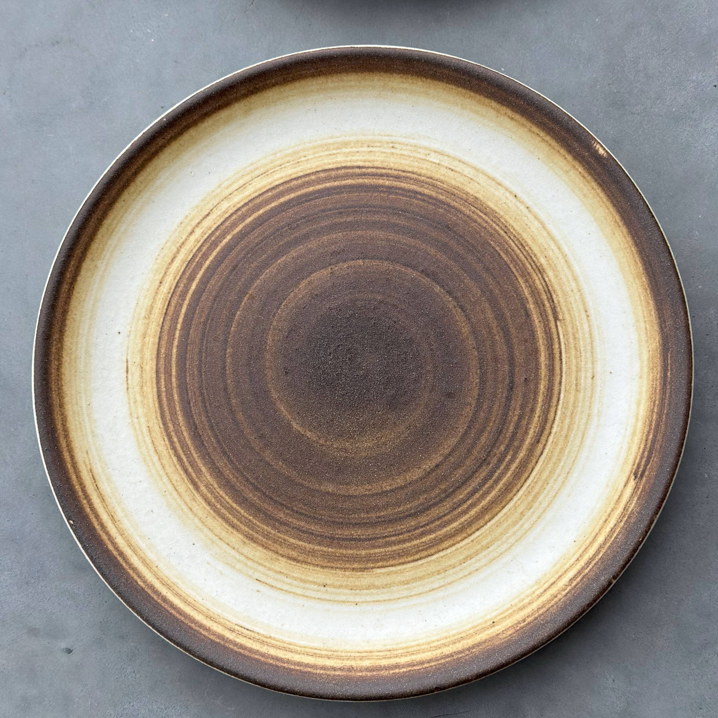 Set of 4 vintage desert plates by Longchamp
