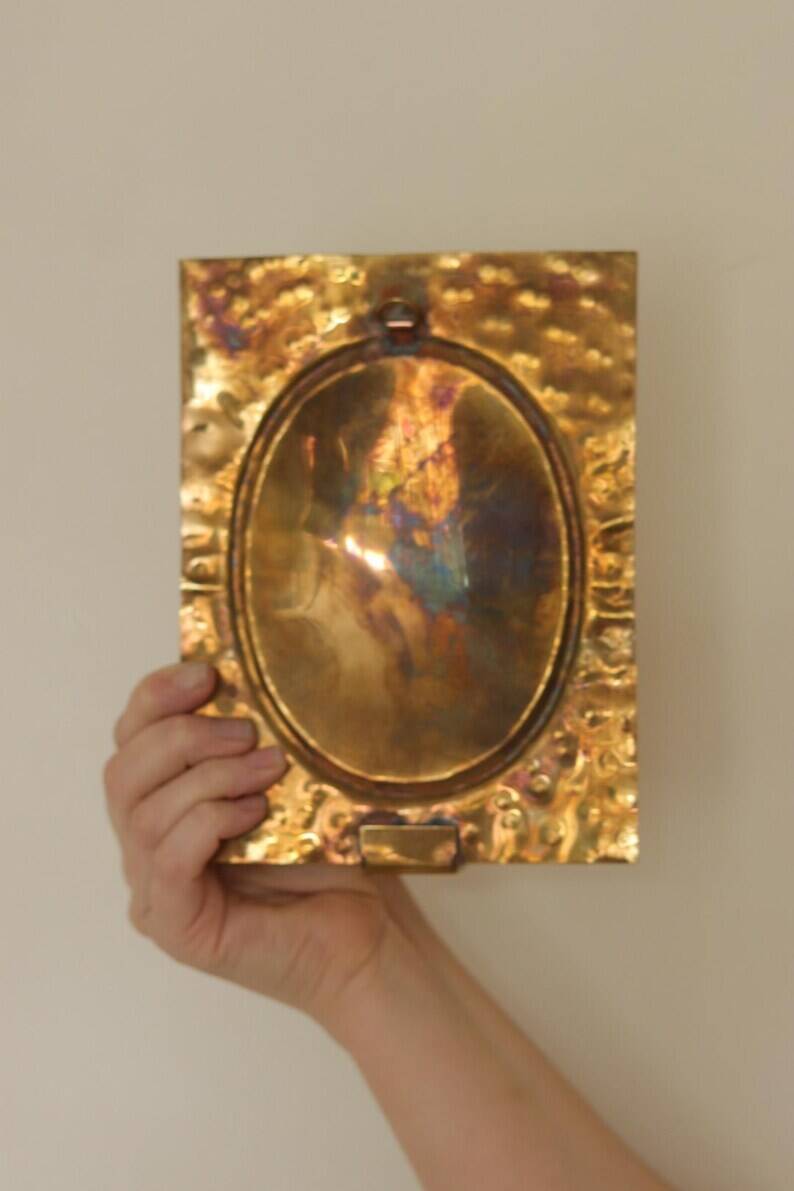Pair of Swedish Brass Wall Sconces