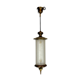 Mid-century Lumi Milano brass pendant light from 50s