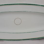 Plat à poisson en porcelaine
