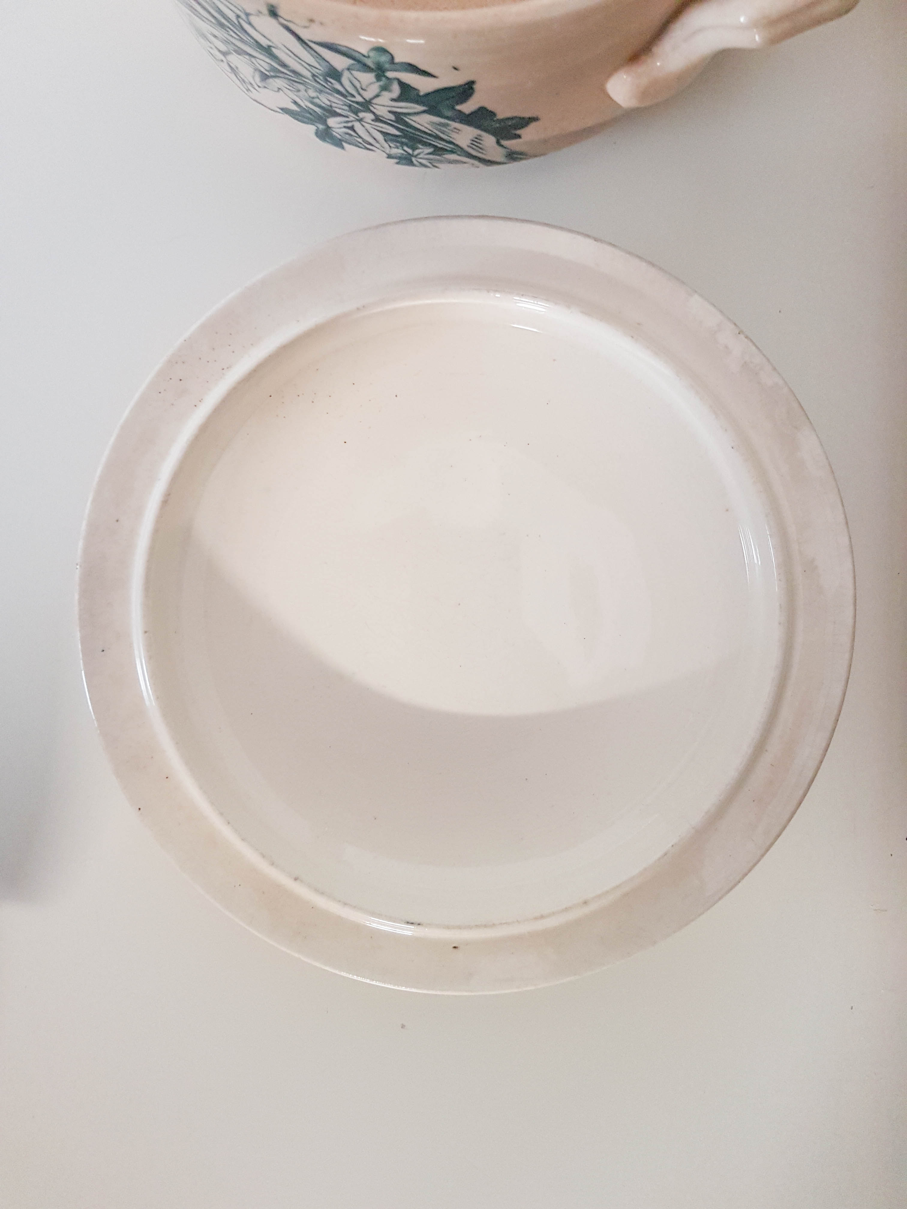 Ancient terrine in earthenware