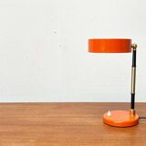 Mid-century minimalist orange table lamp, Italy, 1960s.