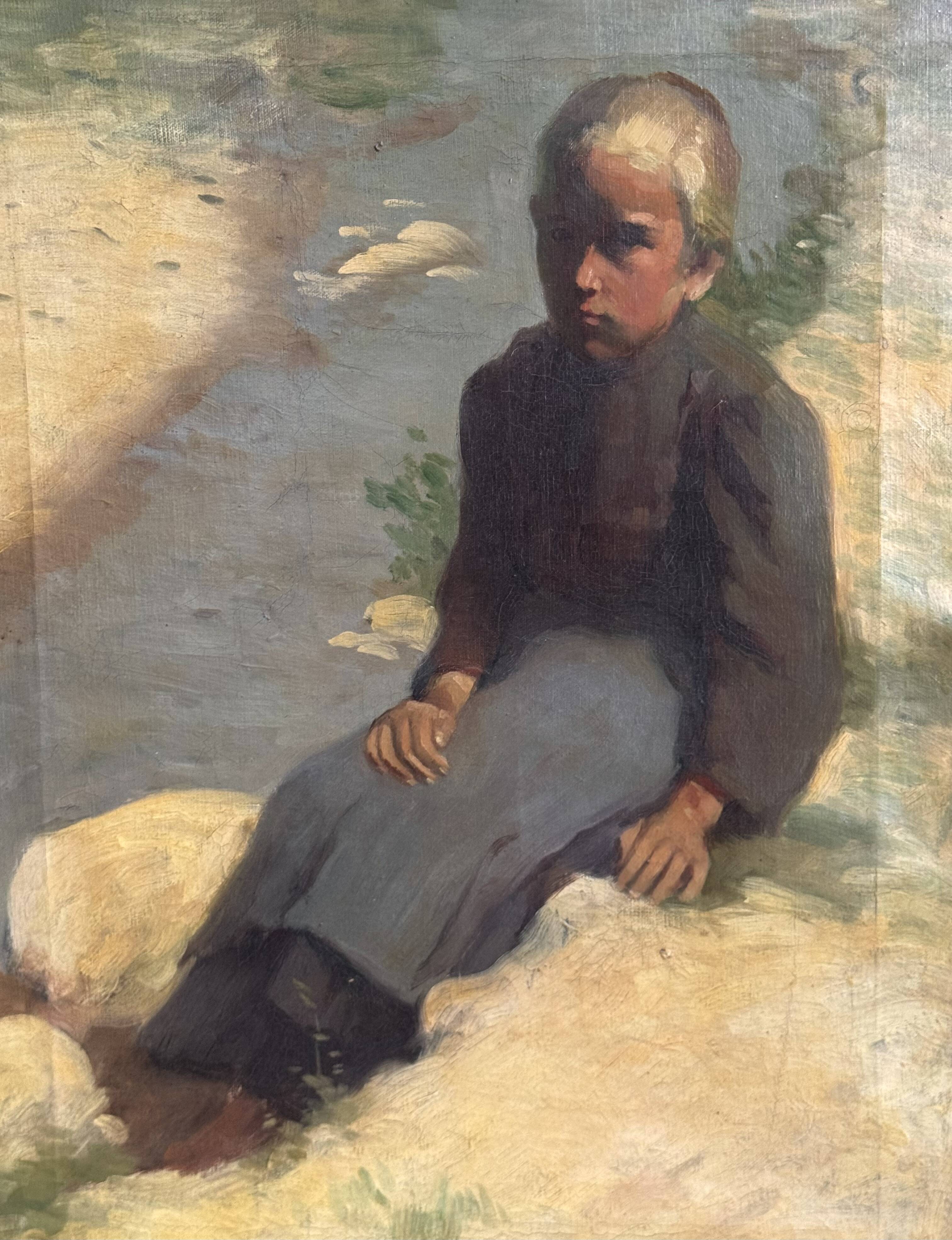 Jeune fille au bord de l’eau