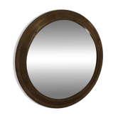 Miroir laiton rond ancien