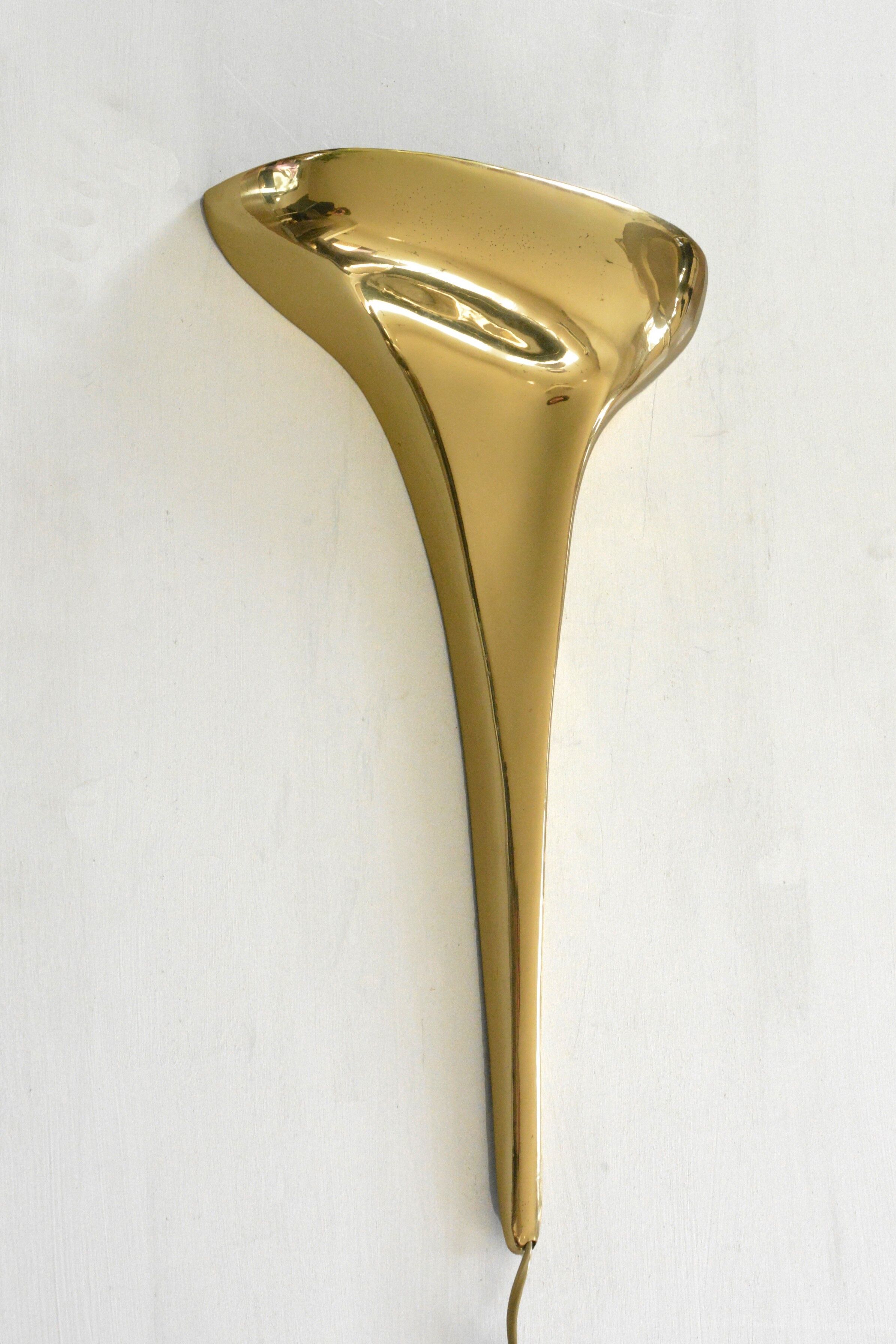 Sculptural wall lamp by Giovanni Santoni for CS Arte 70s